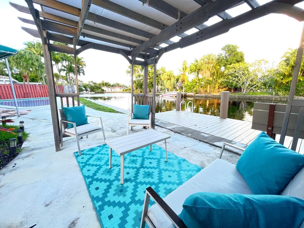 Central Waterfront Villa Salt Wtr Pool Near Beach Форт Лодърдейл Екстериор снимка
