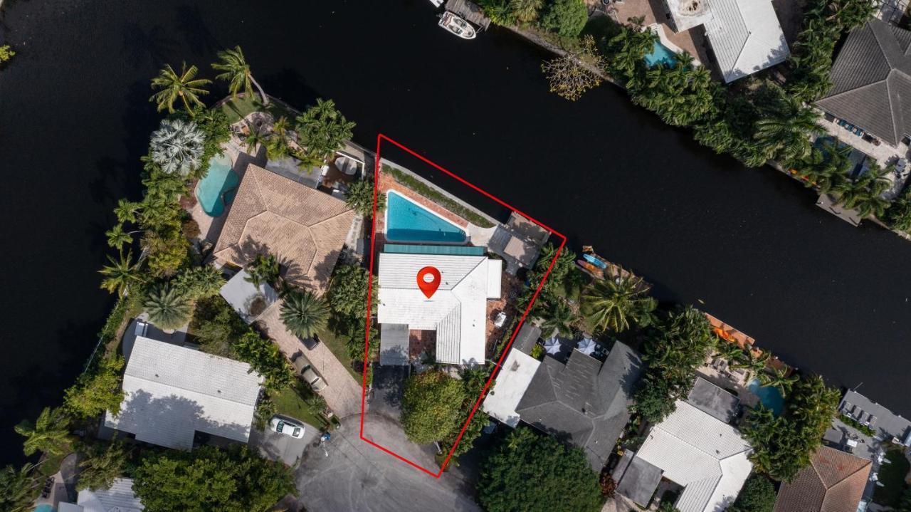 Central Waterfront Villa Salt Wtr Pool Near Beach Форт Лодърдейл Екстериор снимка